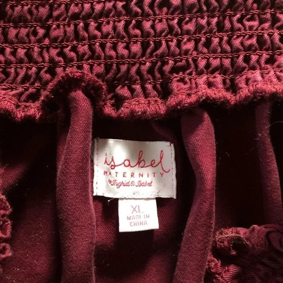 Off the shoulder mid length maternity dress - Picture 6 of 6